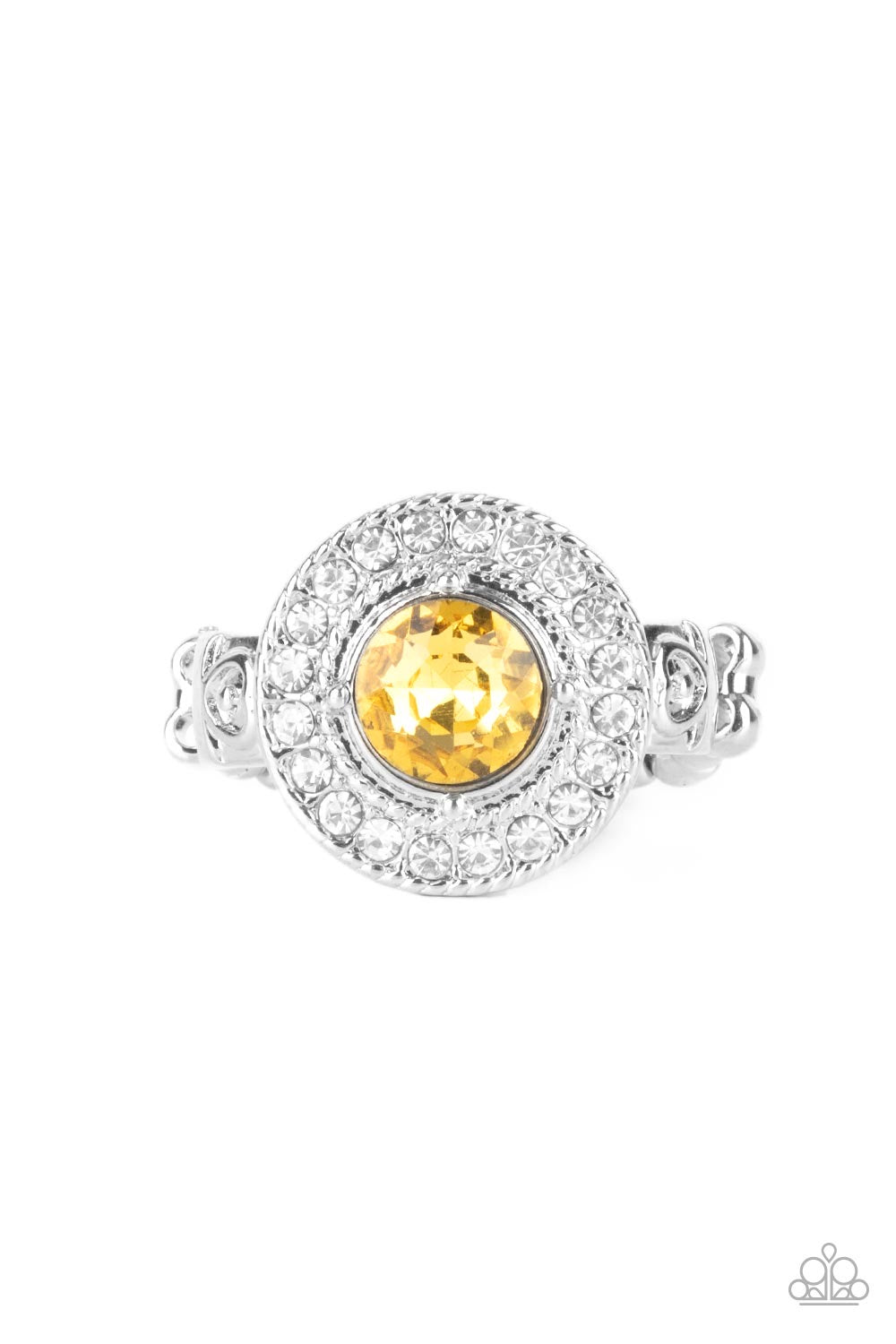 Paparazzi Targeted Timelessness - Yellow Ring