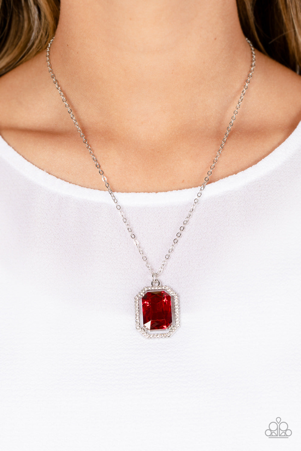 Red Necklace - Paparazzi Galloping Gala Paparazzi jewelry image