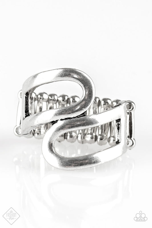 PAPARAZZI REALLY RETRO SILVER RING - A Finishing Touch Jewelry