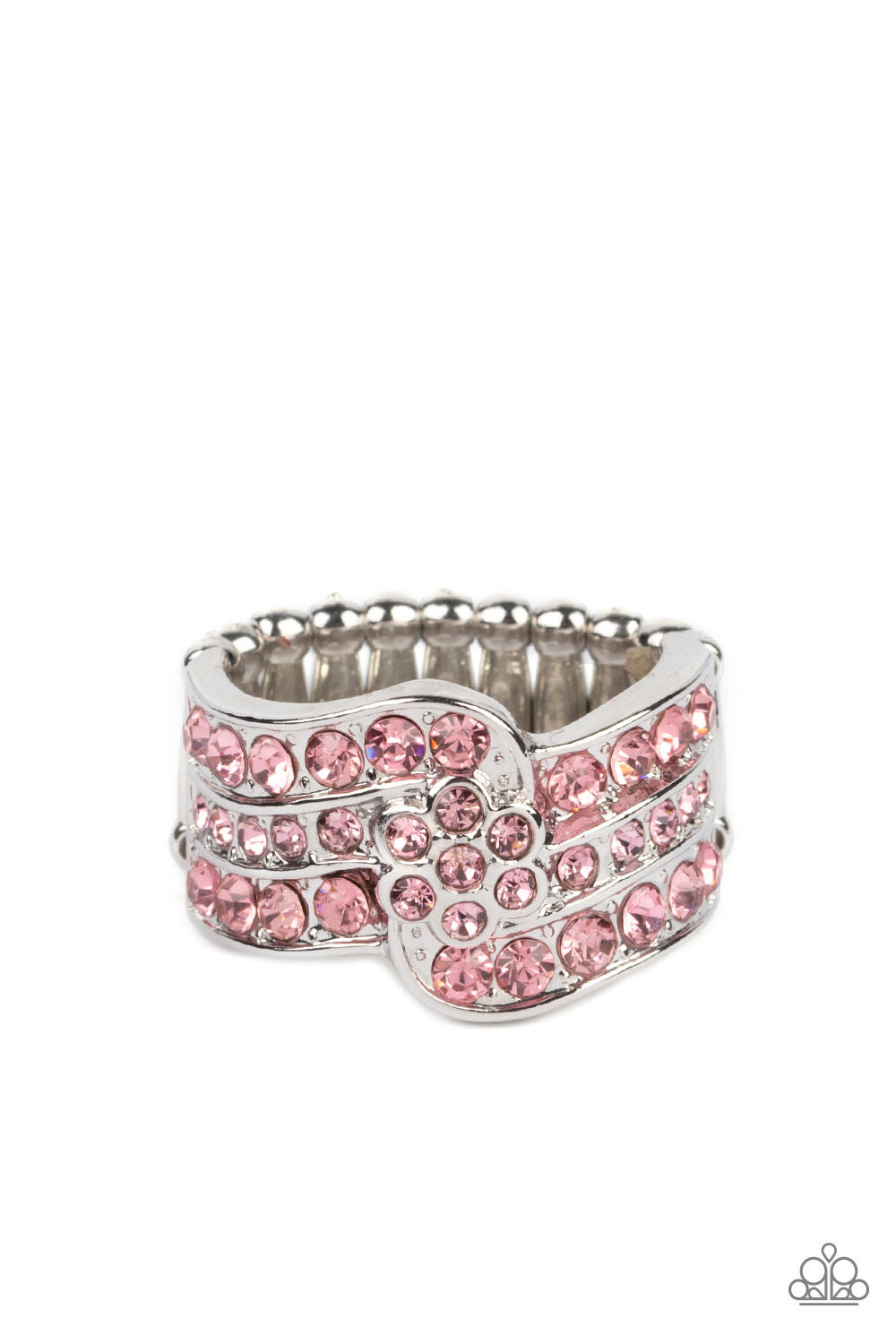 Paparazzi No Flowers Barred - Pink Ring - A Finishing Touch Jewelry