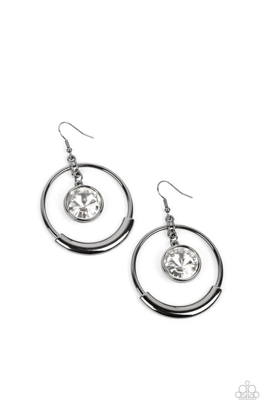 A Finishing Touch Urban Echo - Black Earrings