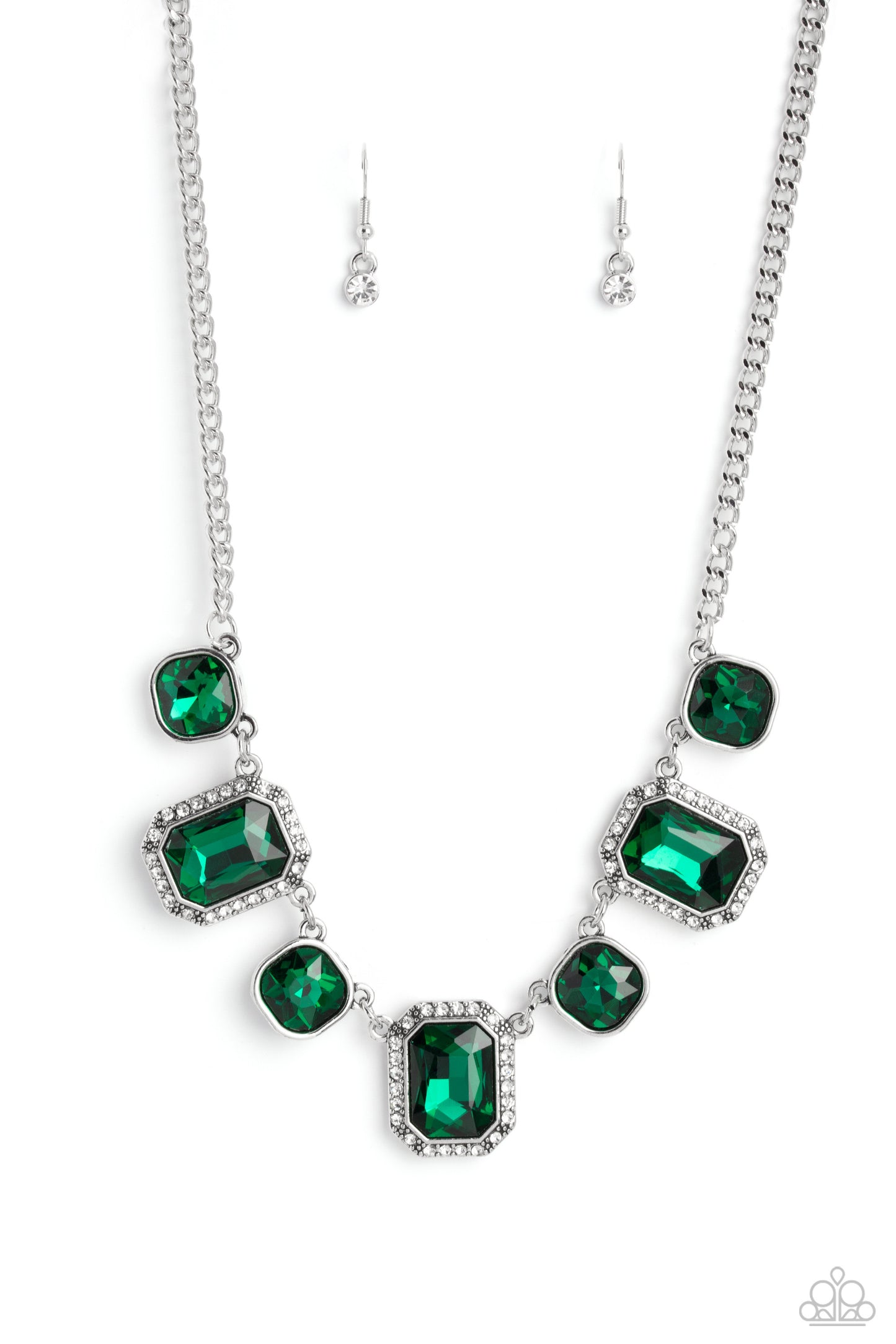 Paparazzi Royal Rumble - Green Necklace 