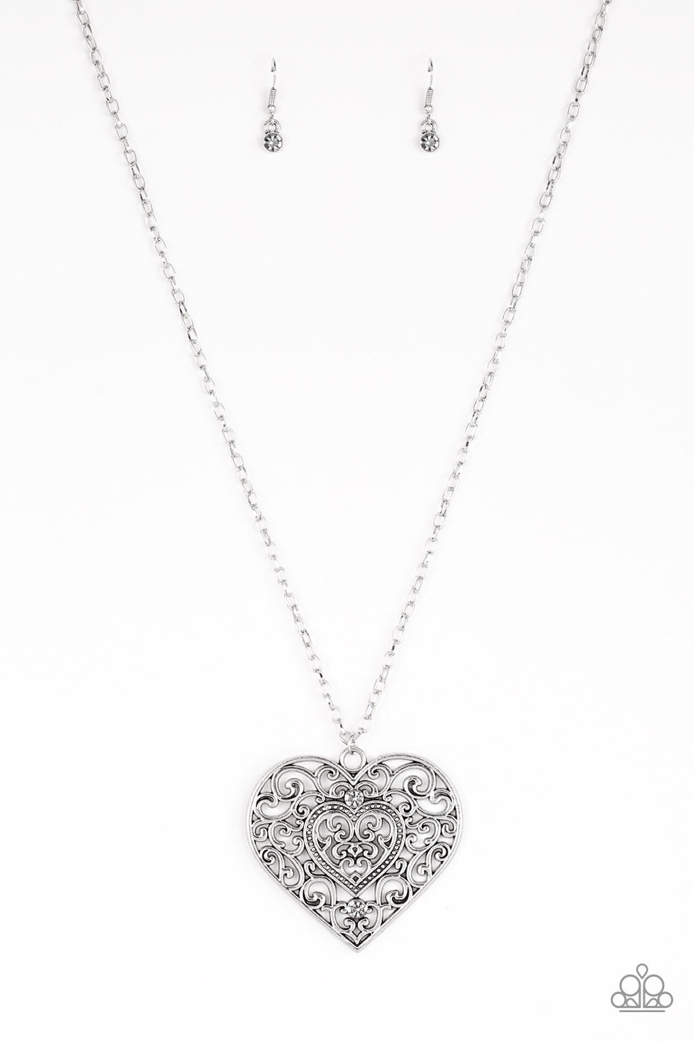 Paparazzi Classic Casanova - Silver Necklace - A Finishing Touch Jewelry