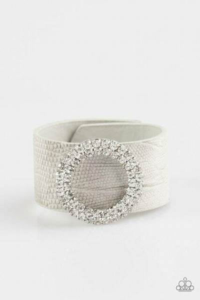 Paparazzi Ring In The Bling - Silver Leather Bracelet