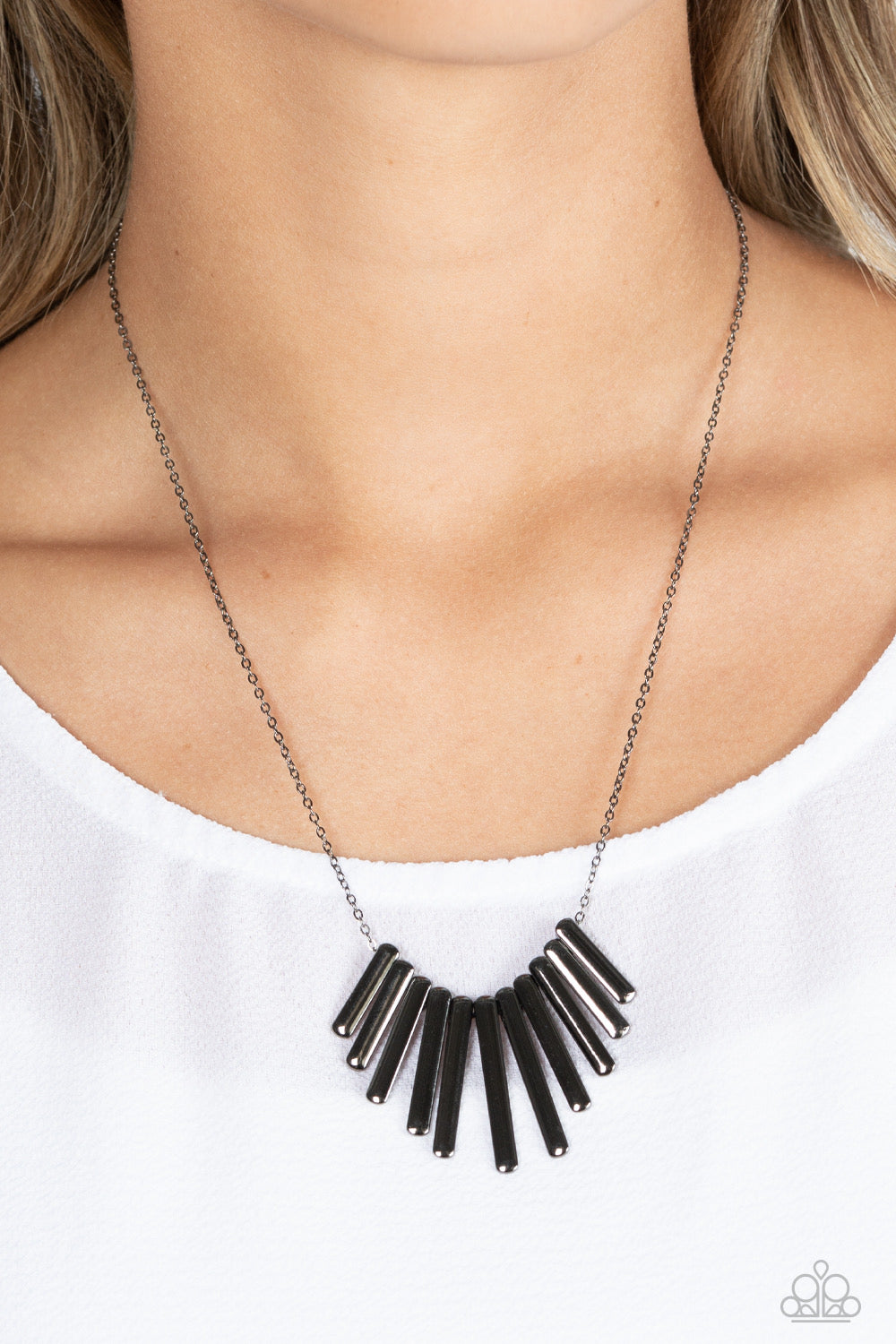 Paparazzi Leading MANE Black Necklace – A Finishing Touch Jewelry