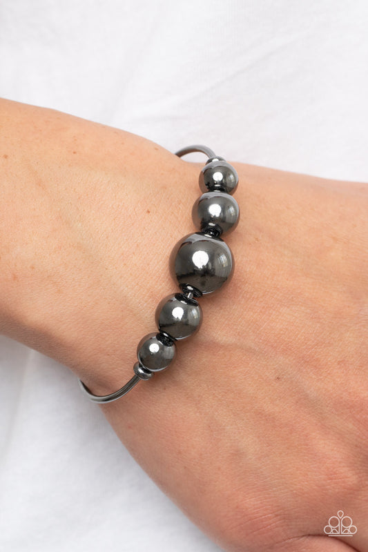A Finishing Touch Bead Creed - Black Bracelet