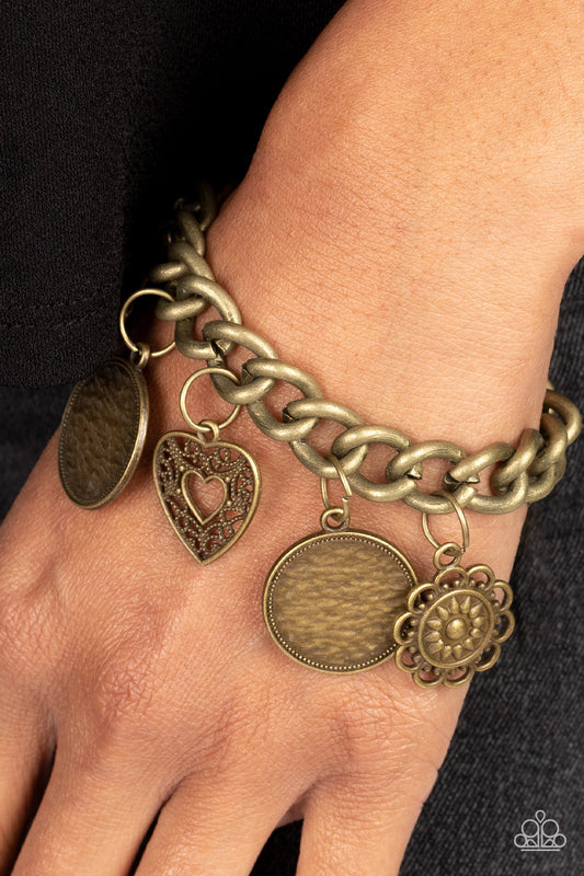 Charmed Bracelets - Complete CHARM-ony - Brass Bracelet Paparazzi Jewelry image