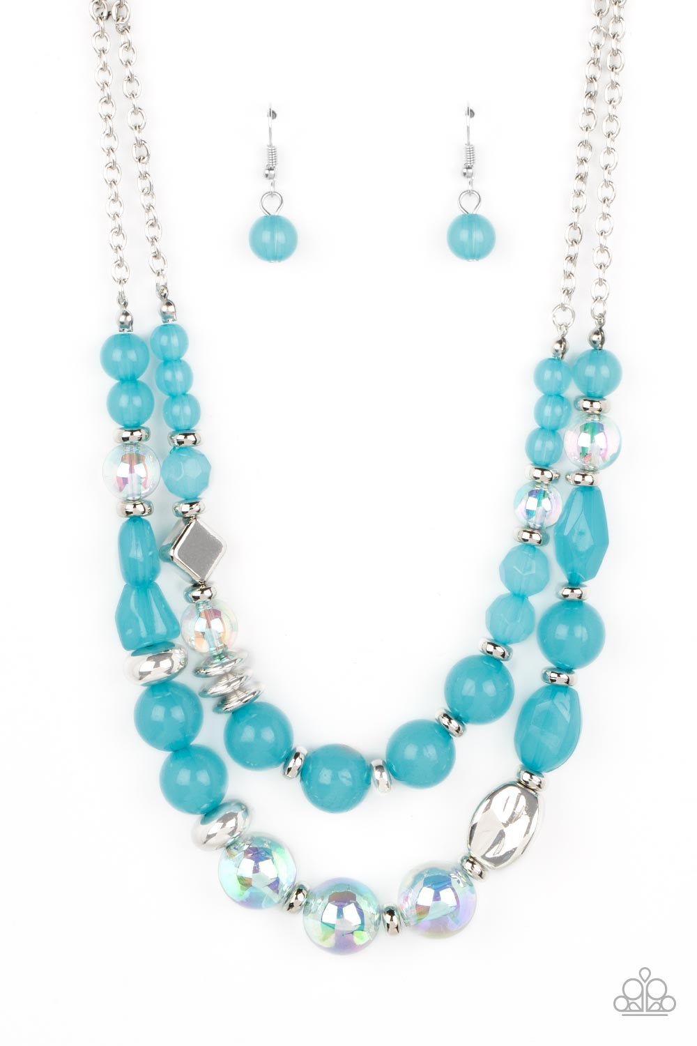 Mere Magic - Blue Necklace- Paparazzi Necklace Paparazzi jewelry images