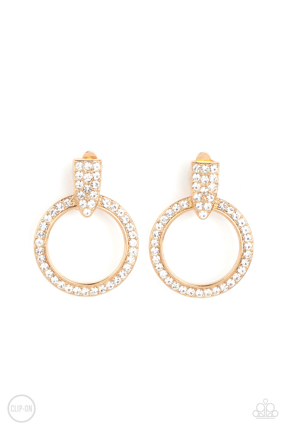 Paparazzi Sparkle at Your Service - Gold Earrings