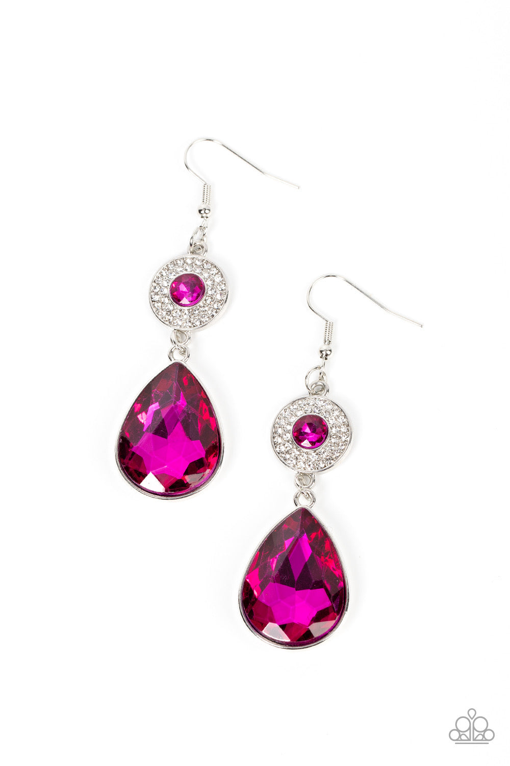 Malibu mamba pink earring paparazzi Clearance
