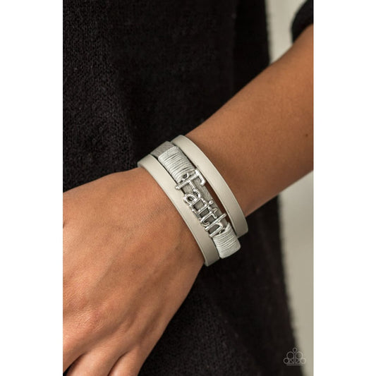 Paparazzi An Act Of Faith - Silver - A Finishing Touch 