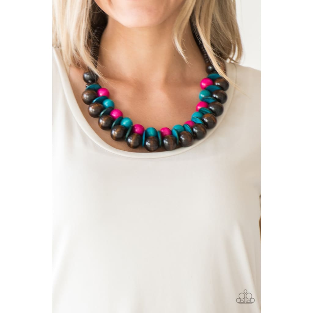 Paparazzi Caribbean Cover Girl - Multi Necklace - A Finishing Touch 