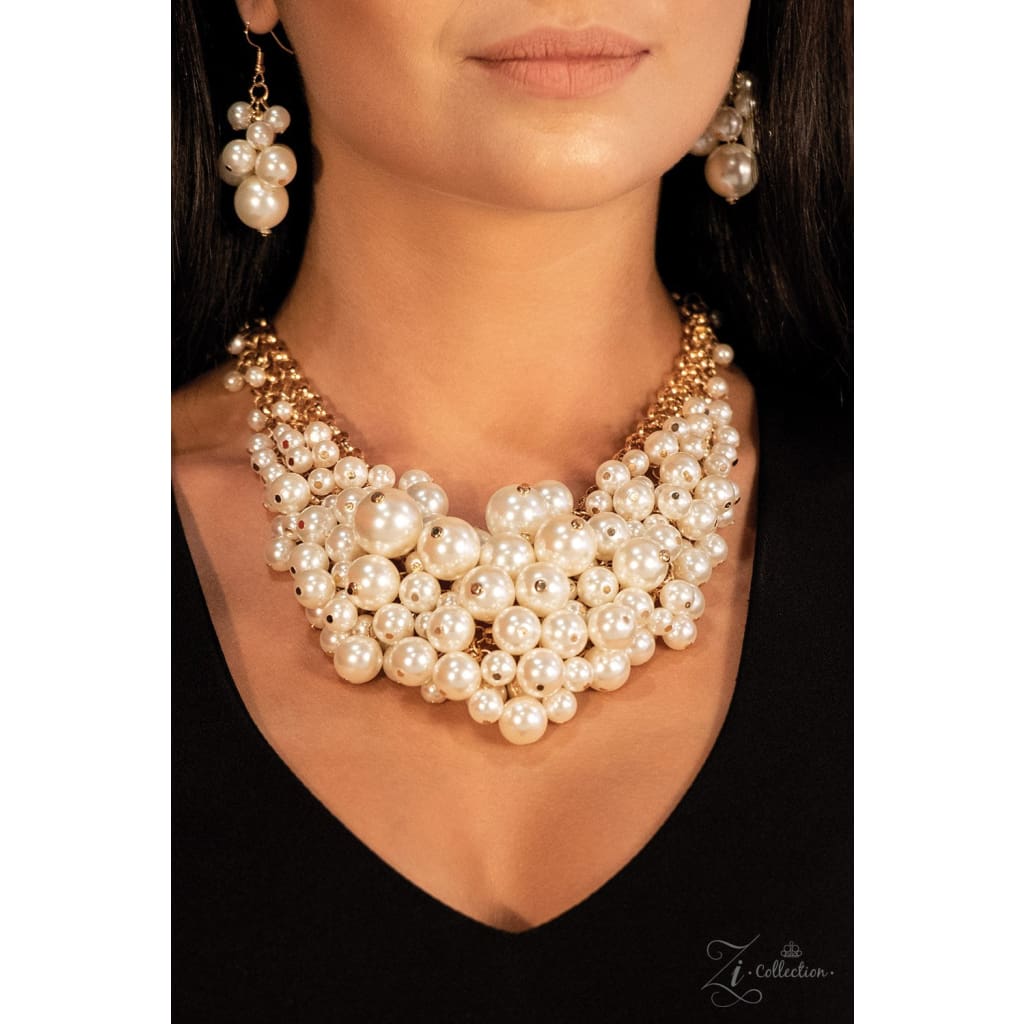 Paparazzi Exec-YOU-tive Pearl Zi Collection Necklace - A Finishing Touch 