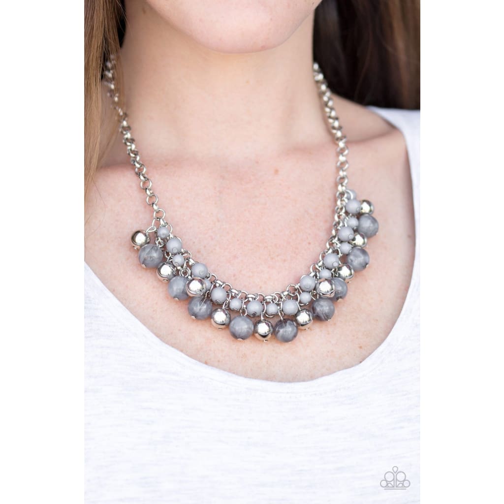 Paparazzi For The Love Of Fashion - Silver Necklace - A Finishing Touch 