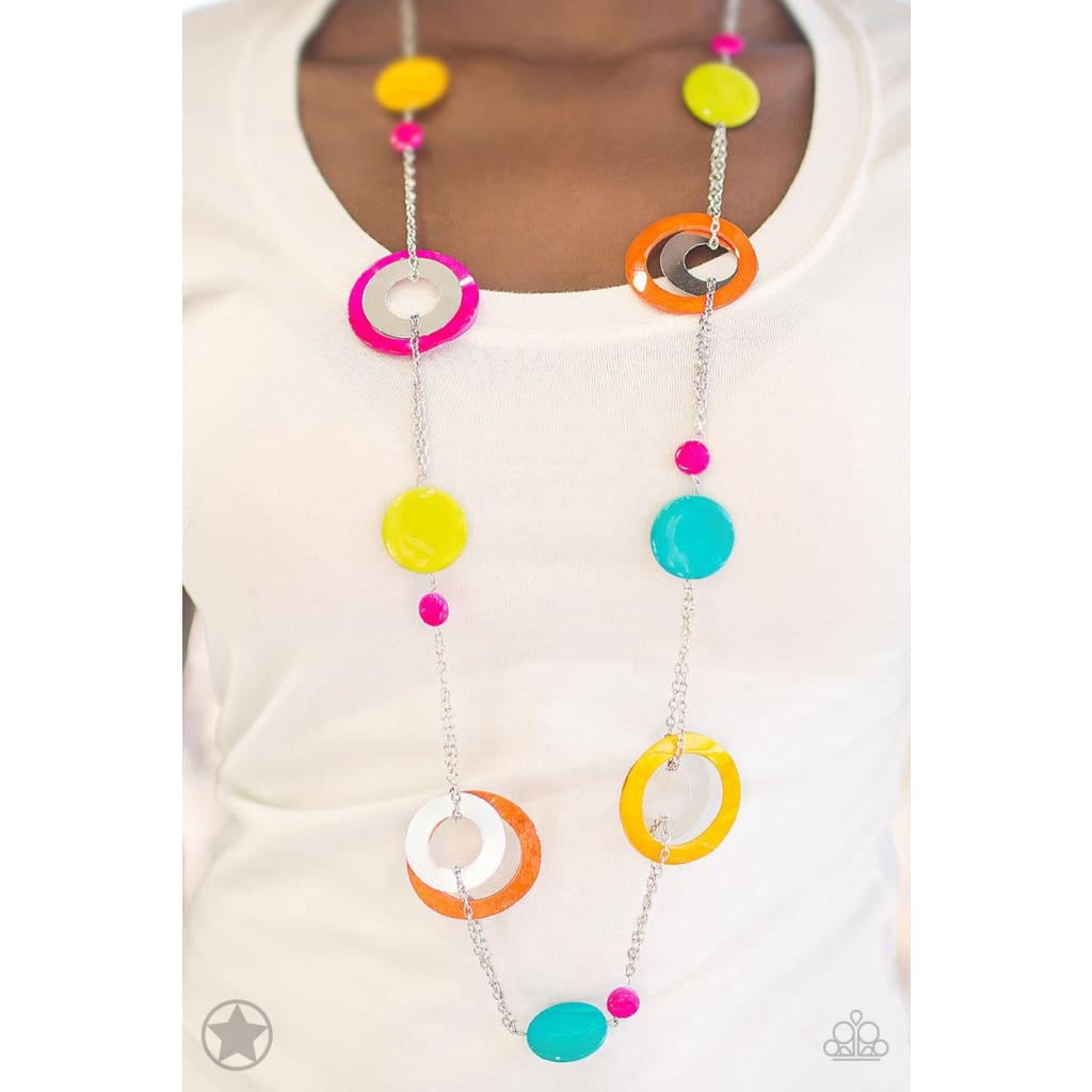 Colorful Necklace - Paparazzi Kaleidoscopically Captivating Paparazzi jewelry images