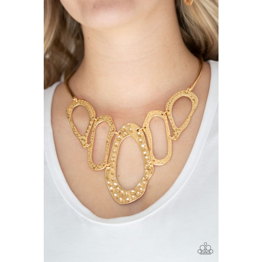 Prime Prowess - Gold Necklace - Paparazzi Jewelry paparazzi jewelry images