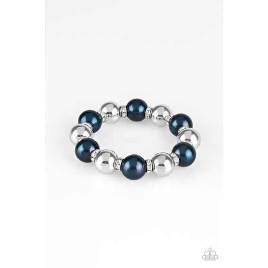 Paparazzi So Not Sorry - Blue Bracelet - A Finishing Touch 