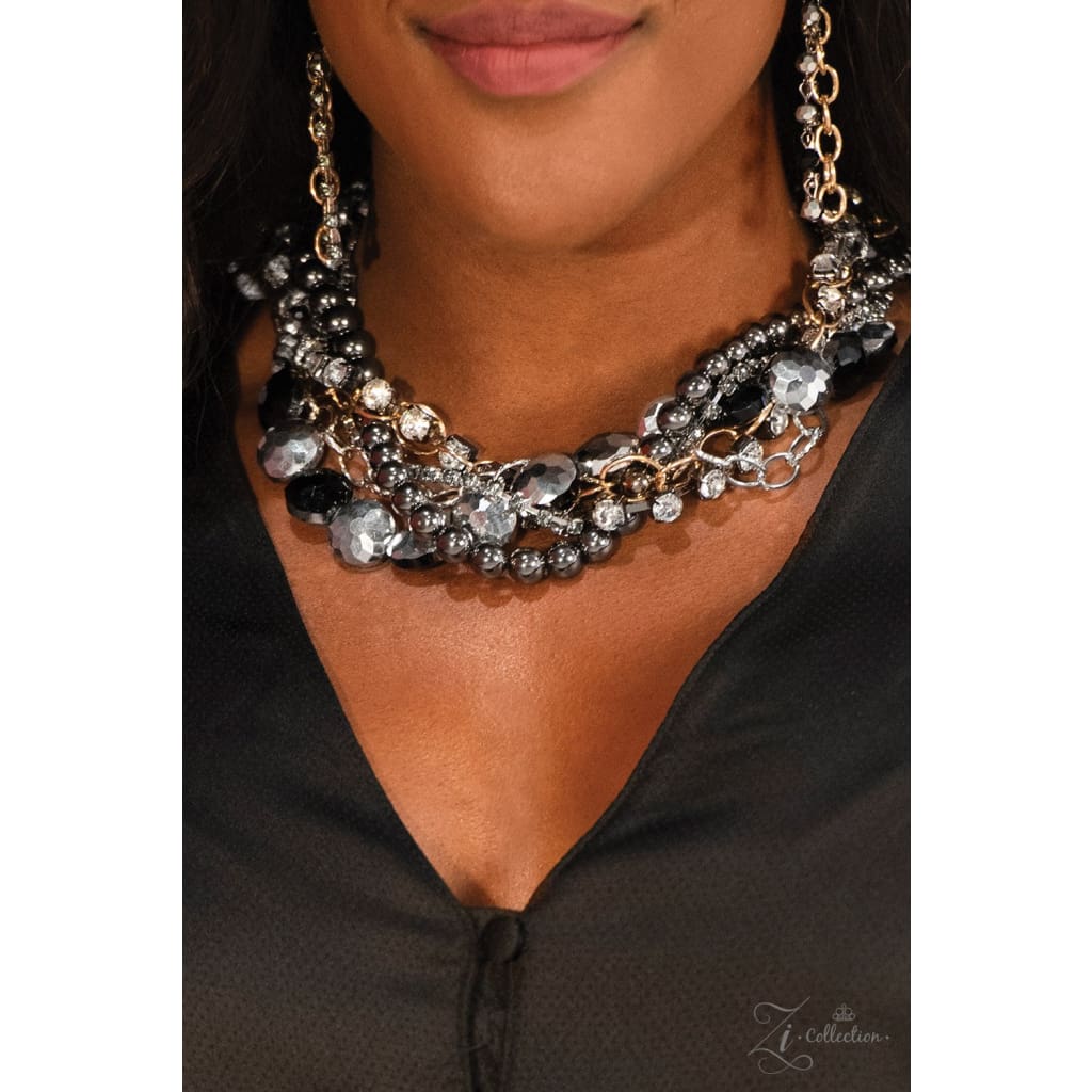 Paparazzi Unapologetic 2018 Zi Collection White Necklace - A Finishing Touch 