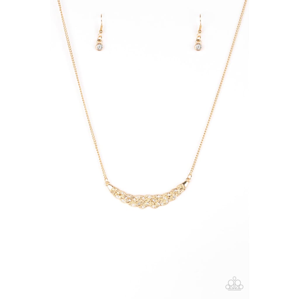 Paparazzi Whatever Floats Your YACHT- Gold Necklace - A Finishing Touch 