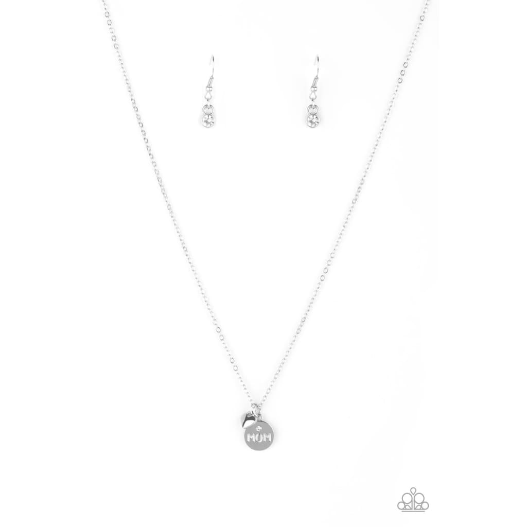 Paparazzi Worlds Best Mom - White - A Finishing Touch 